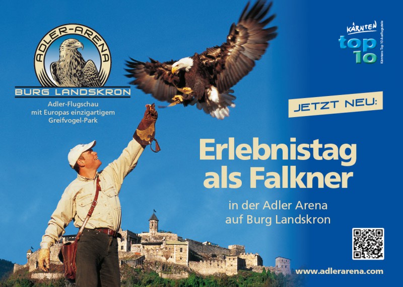 Ein Erlebnistag als Falkner in der Adlerarena Burg Landskron! © Adlerarena